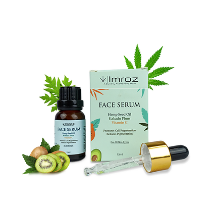 IMROZ FACE SERUM WITH VITAMIN C, HEMP SEED OIL & KAKADU PLUM