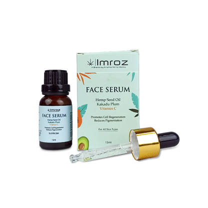 IMROZ FACE SERUM WITH VITAMIN C, HEMP SEED OIL & KAKADU PLUM