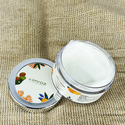 IMROZ FACE CREAM WITH HEMP SEED OIL & ROSEHIP OIL