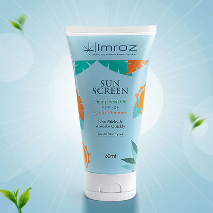 IMROZ SUNSCREEN SPF 30+ WITH HEMP SEED OIL