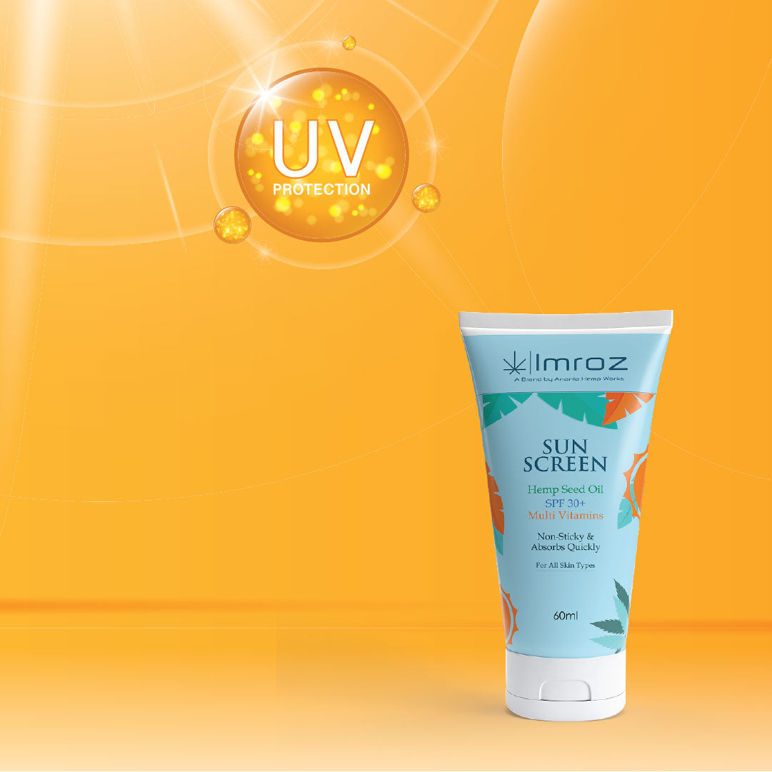 IMROZ SUNSCREEN SPF 30+ WITH HEMP SEED OIL