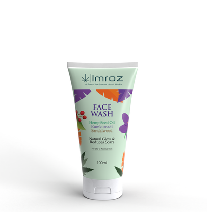 IMROZ FACE WASH WITH HEMP SEED OIL & KUMKUMADI