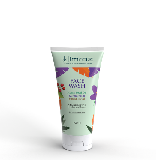 IMROZ FACE WASH WITH HEMP SEED OIL & KUMKUMADI