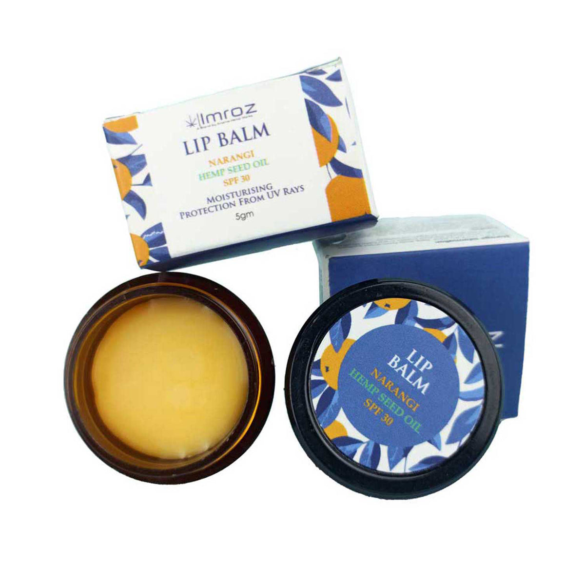 IMROZ LIP BALM WITH HEMP SEED OIL & NARANGI