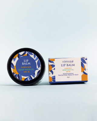 IMROZ LIP BALM WITH HEMP SEED OIL & NARANGI